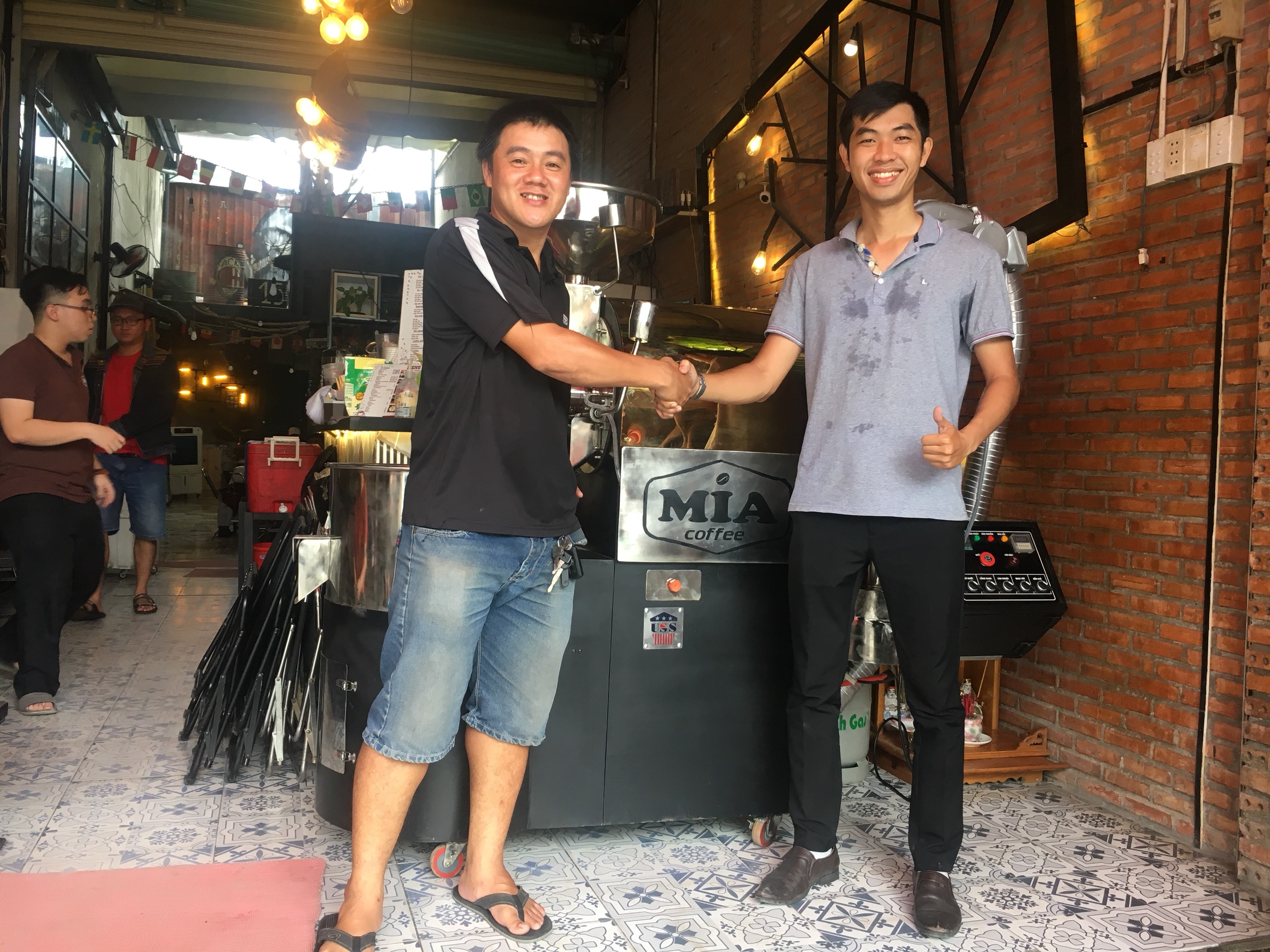 Máy rang cà phê 20kg