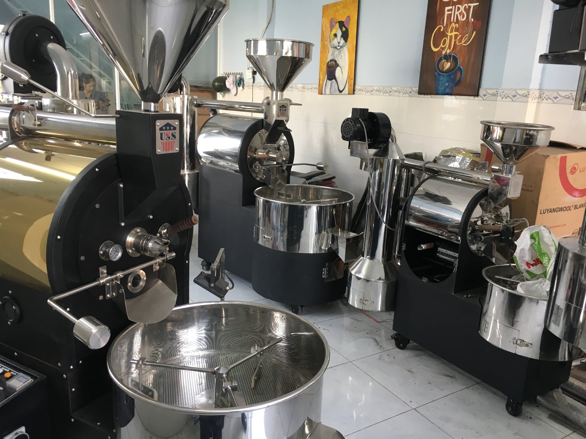 may rang cafe gia re