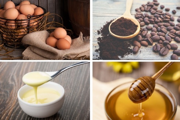Chuẩn bị nguyên liệu để làm món cà phê trứng