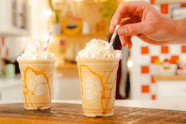 Cách Pha Chế Frappuccino Caramel