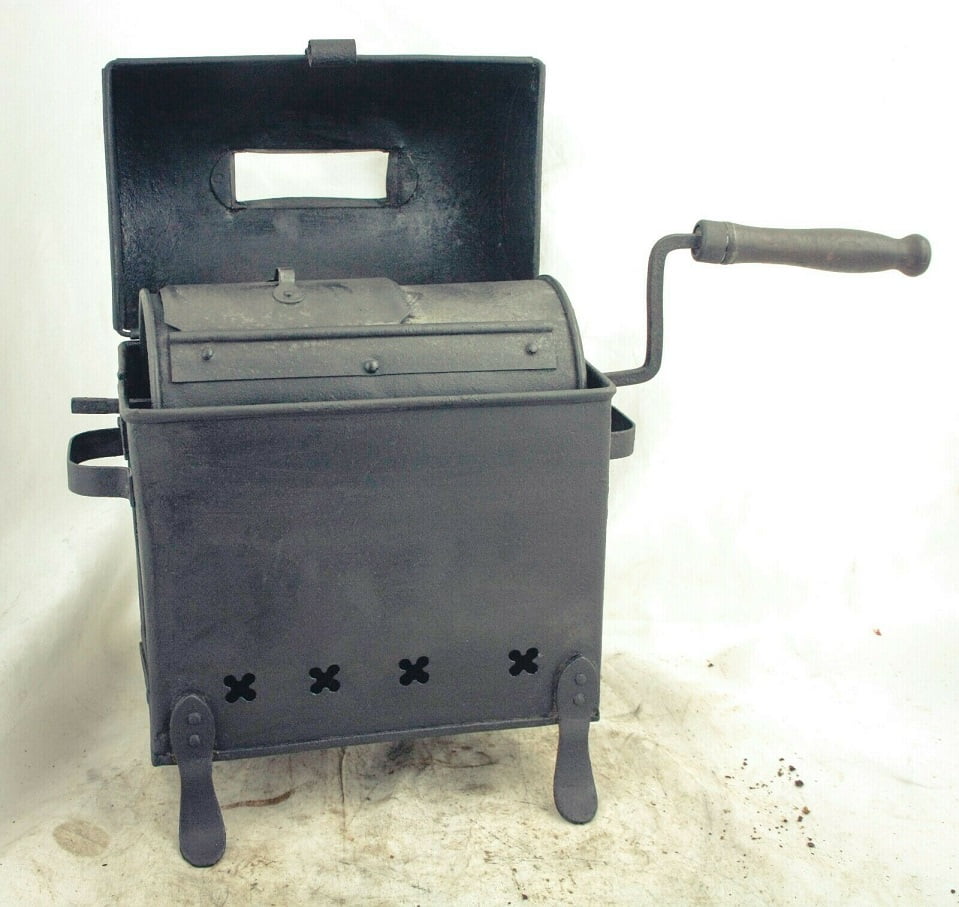 Giữa năm 1700 và 1800 trong lịch sử rang cà phê, một loại bếp nhỏ được phát triển với công suất lớn hơn