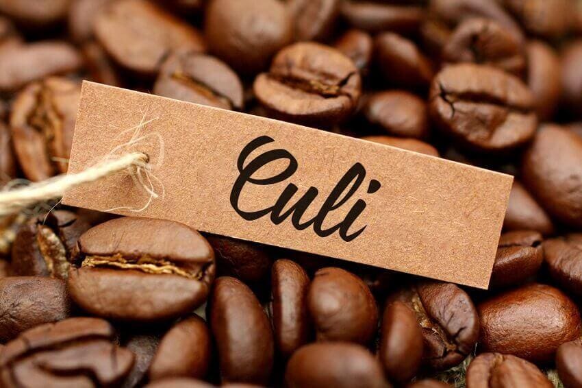 Hình ảnh hạt cà phê Culi