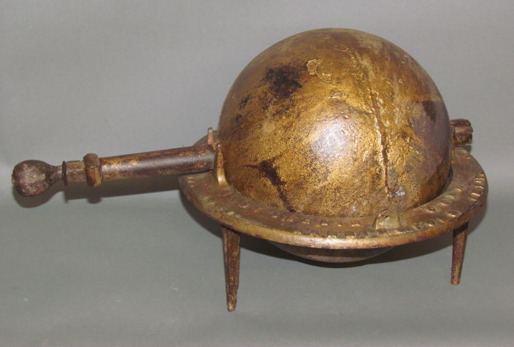 Máy rang cà phê hình cầu năm 1849