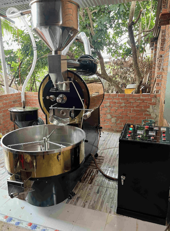 Máy rang cafe 30kg-Cà phê Timor Hybrid