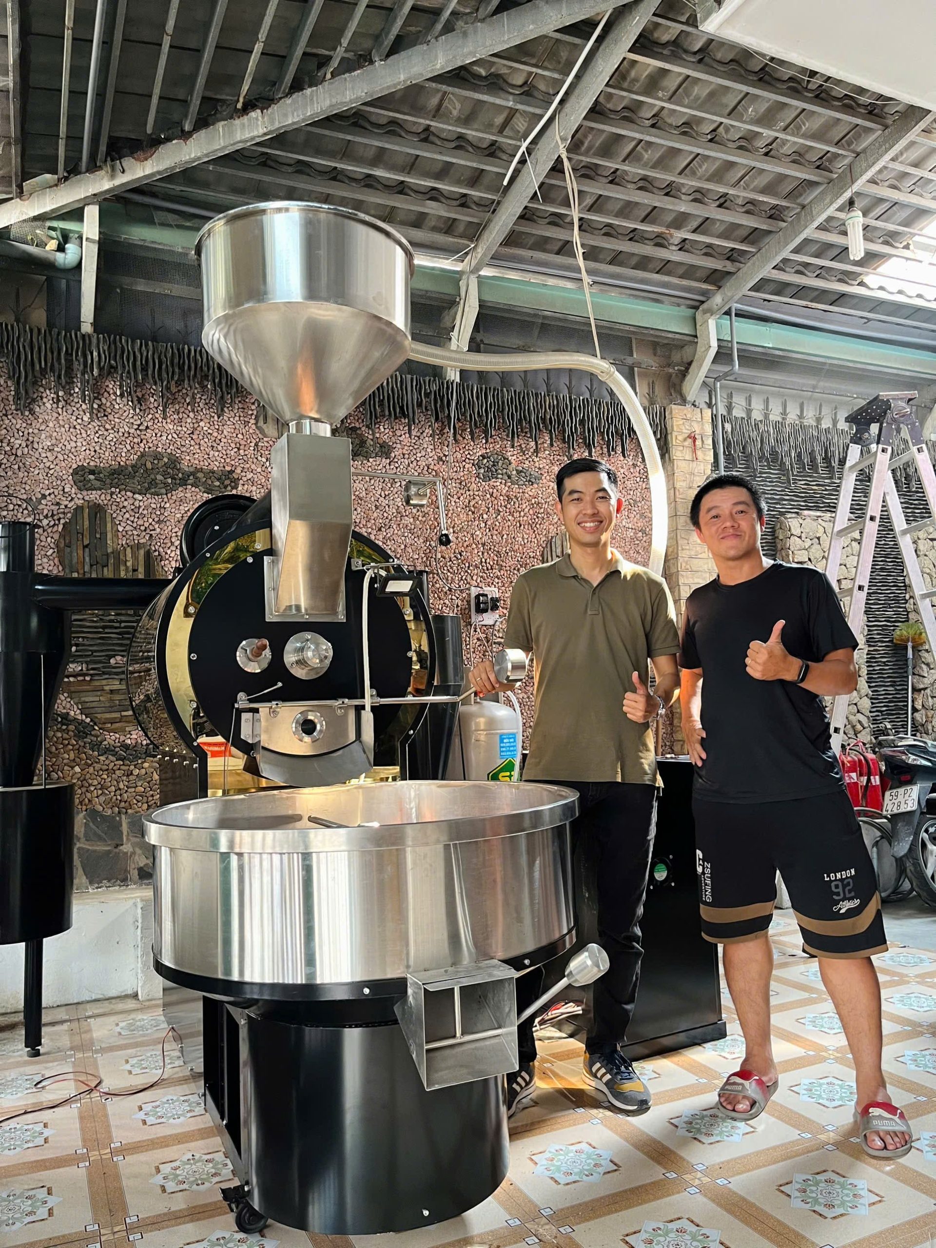 Xây dựng thương hiệu cho xưởng rang cà phê