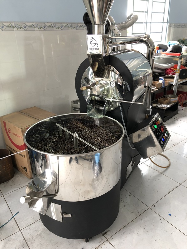 máy rang CF công nghiệp