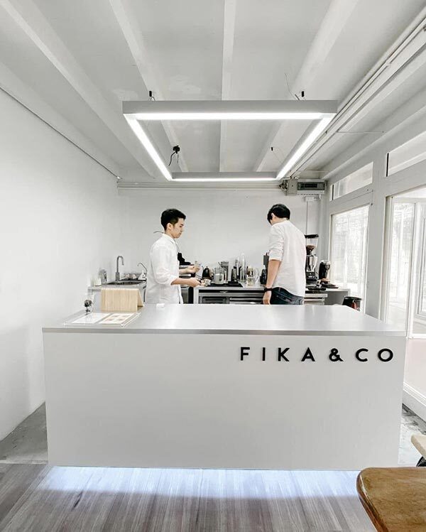 Thiết kế quầy pha chế quán cafe mini