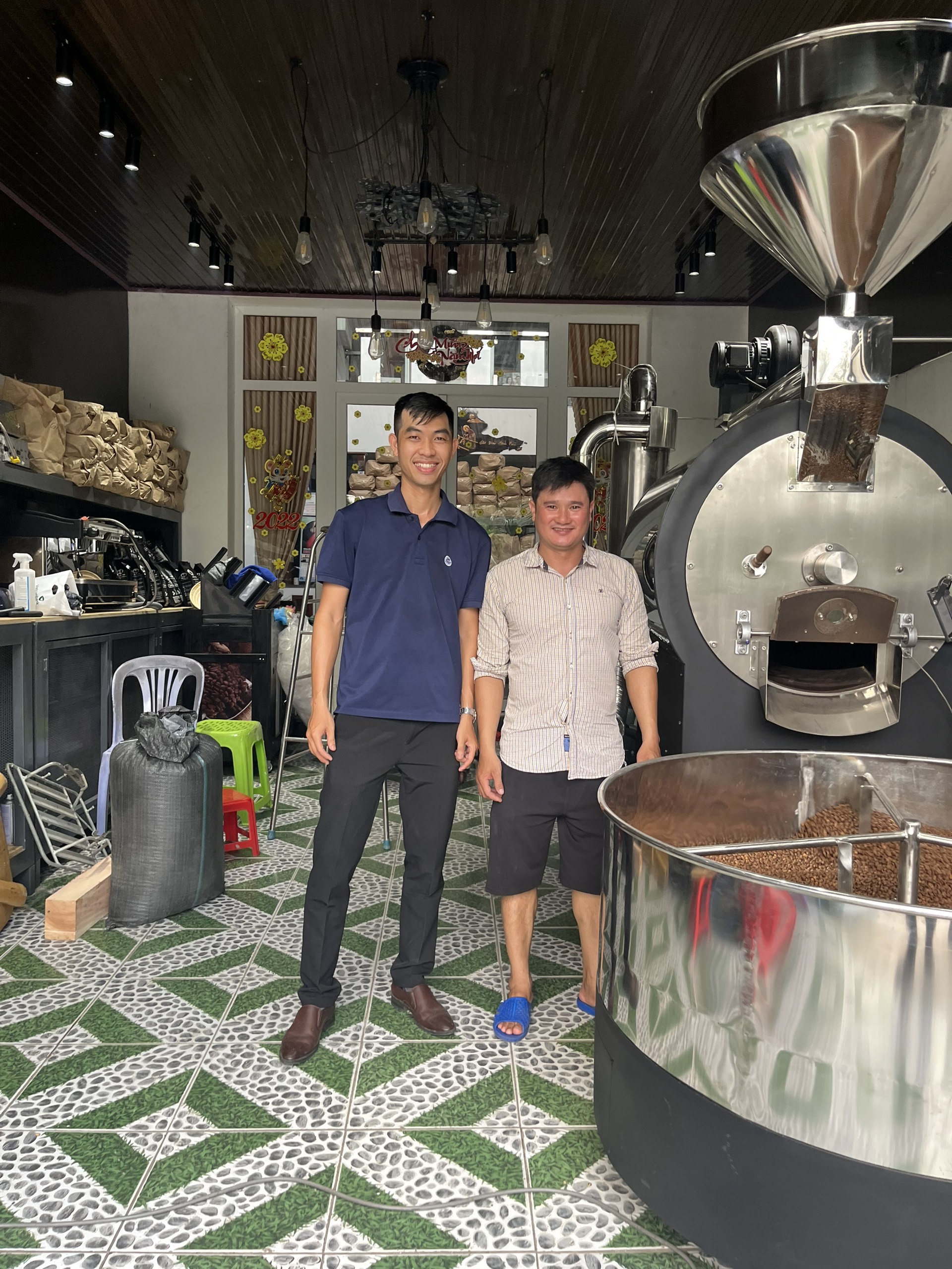 máy rang cà phê giá rẻ